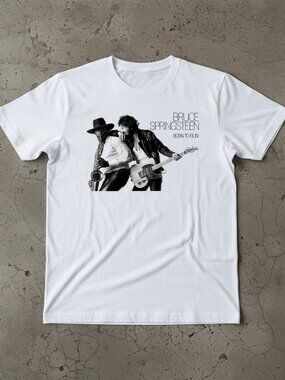 Bruce Springsteen Born to Run T-Shirt Vintage Rock Graphic Tee Classic Album